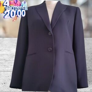 petite sophisticate navy blazer size 8 SP